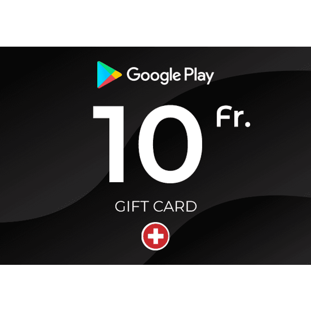 Google Play Gift Card 10 CHF