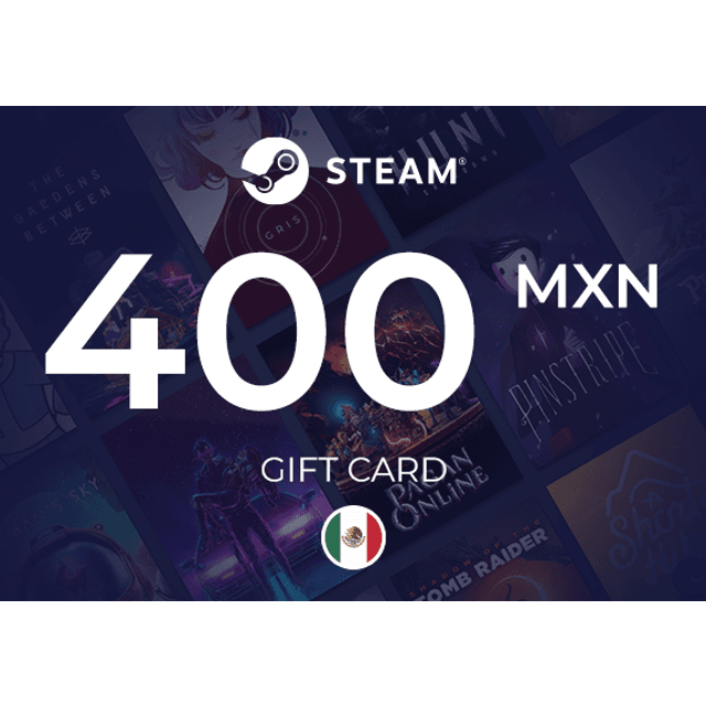 Steam Wallet Gift Card 400 MXN