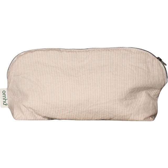Omhu Makeup Pung Mini Strib Sand