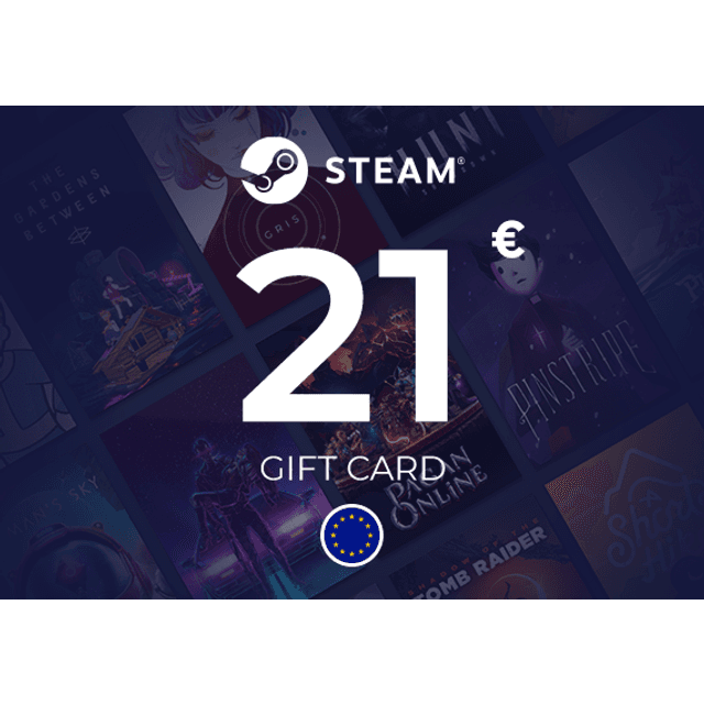Steam Wallet Gift Card 21 EUR