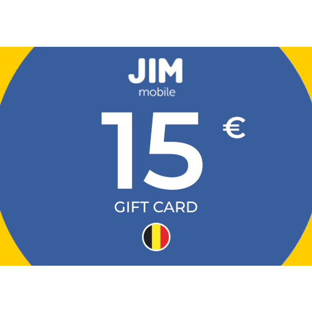 JIM Mobile Gift Card 15 EUR