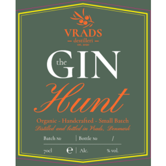 Vrads Destilleri The Gin Hunt 44.5% Alc 70 cl
