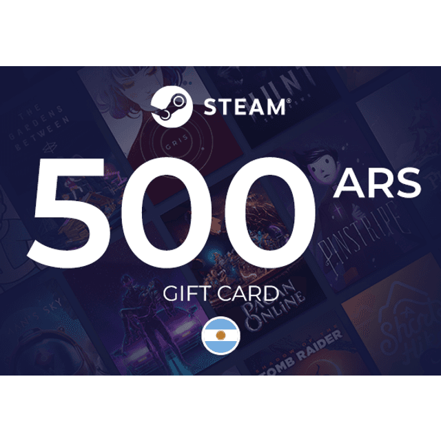 Steam Wallet Gift Card 500 ARS