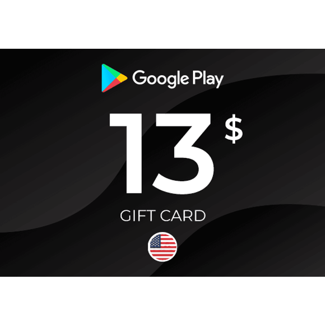 Google Play Gift Card 13 USD