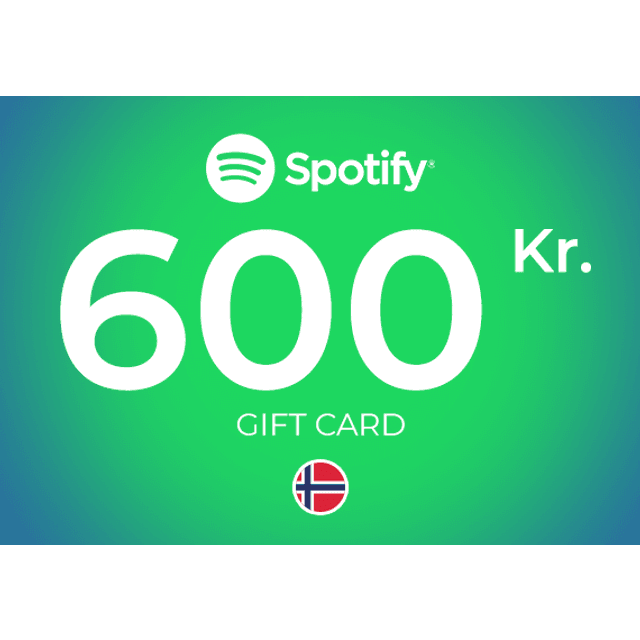 Spotify Gift Card 600 NOK