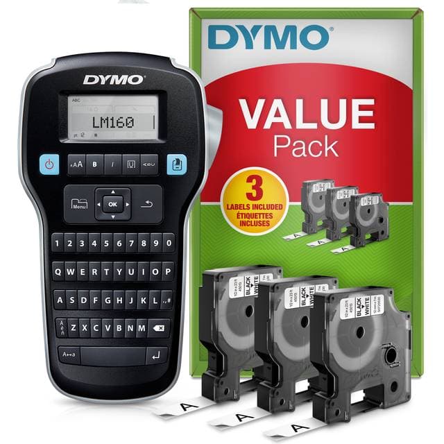 DYMO LabelManager 160 Value Pack + 3x12mm Tape
