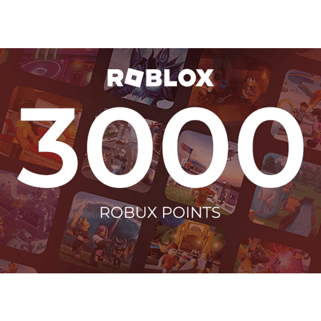 Roblox Card 3000 Robux Key