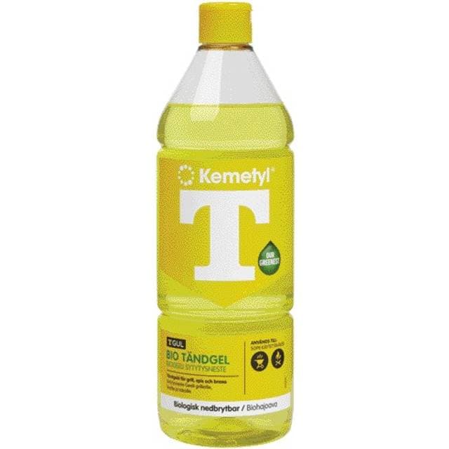Kemetyl Tændgel T-Gul Biogel 1 Liter