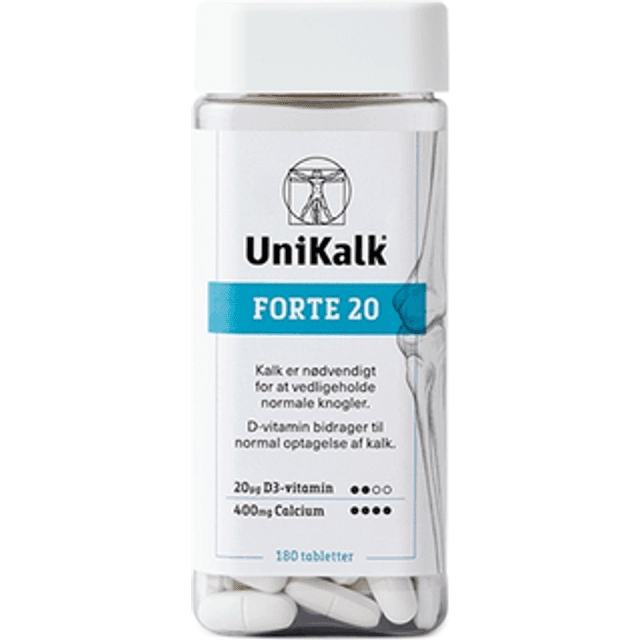 Unikalk Forte 20 180 stk