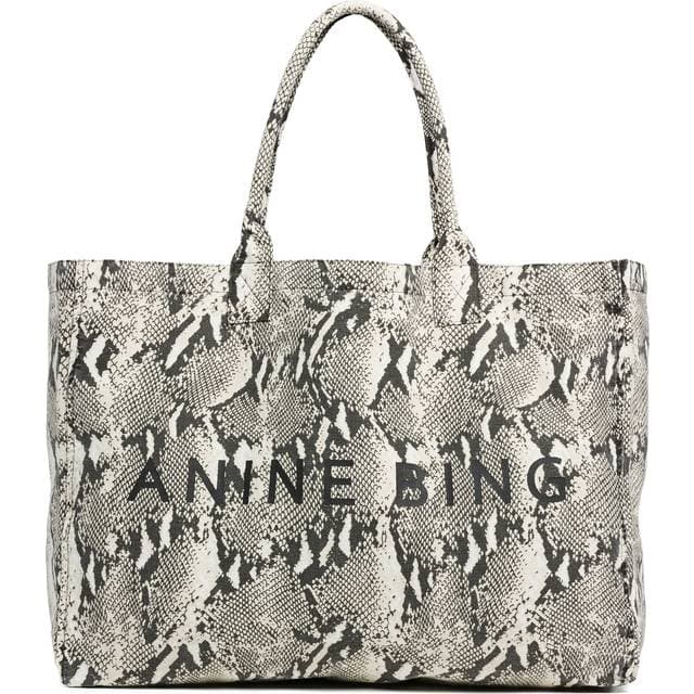 Anine Bing Leo Canvas Tote Bag Flerfarvet