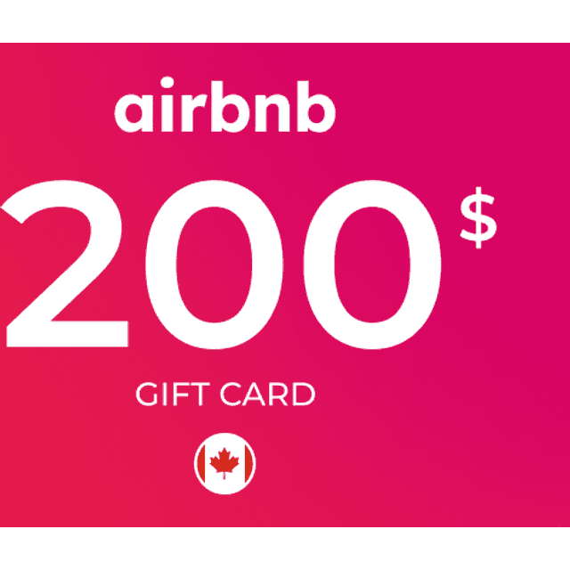 Airbnb Gift Card 200 CAD