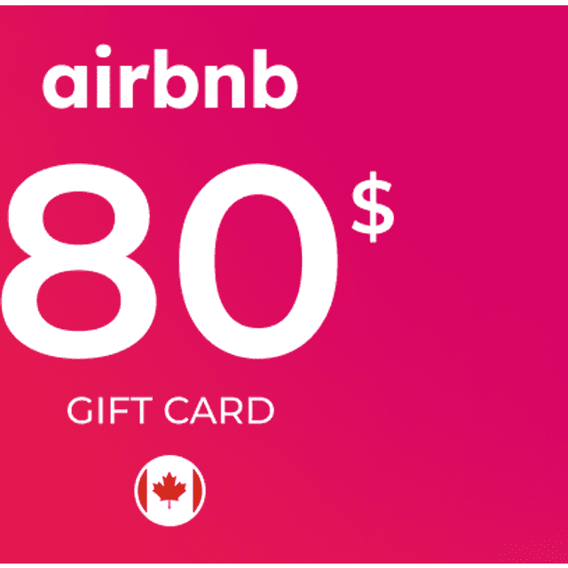 Airbnb Gift Card 80 CAD
