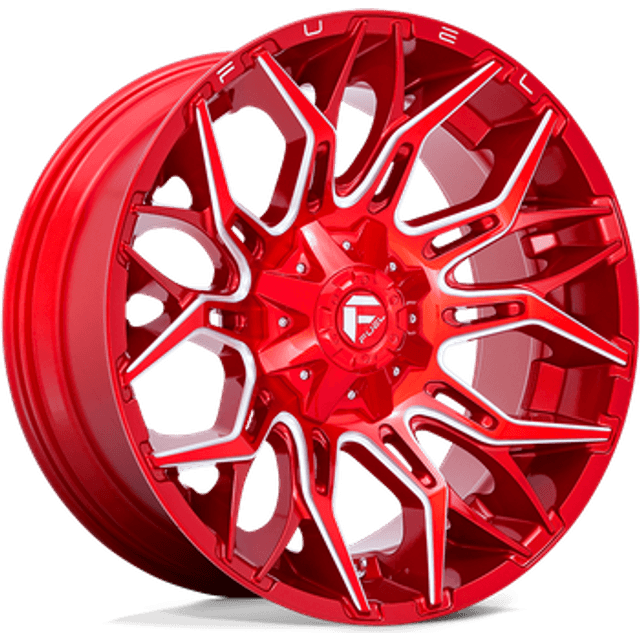 Fuel D771 Twitch Candy Red Milled 20x10