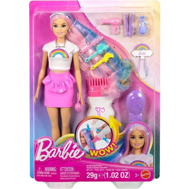 Barbie Rainbow Sparkle Hair Play Doll