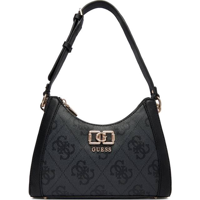 Guess Karnilla Logo Skuldertaske Uld - Black