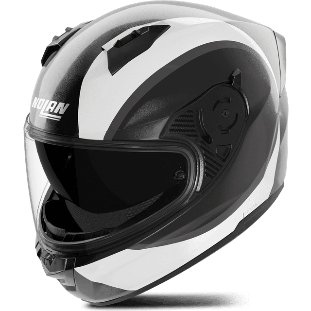 Nolan Integralhjelm N60-6 Bifase Sort/Hvid