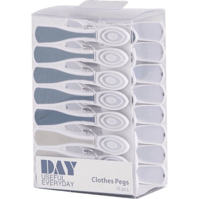 DAY Tøjklemme 16 Stk Ass