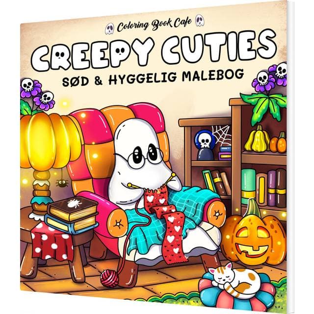 Legind Creepy Cuties Sød og Hyggelig Malebog