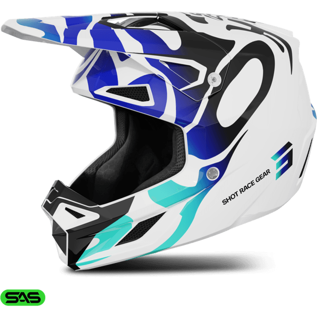 Shot Speed MX Helmet - Blue Glossy
