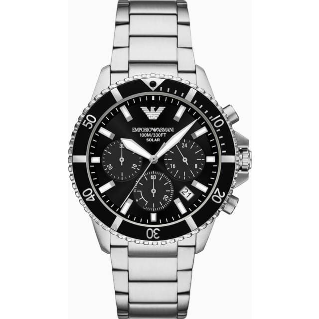 Emporio Armani Steel Strap Watches