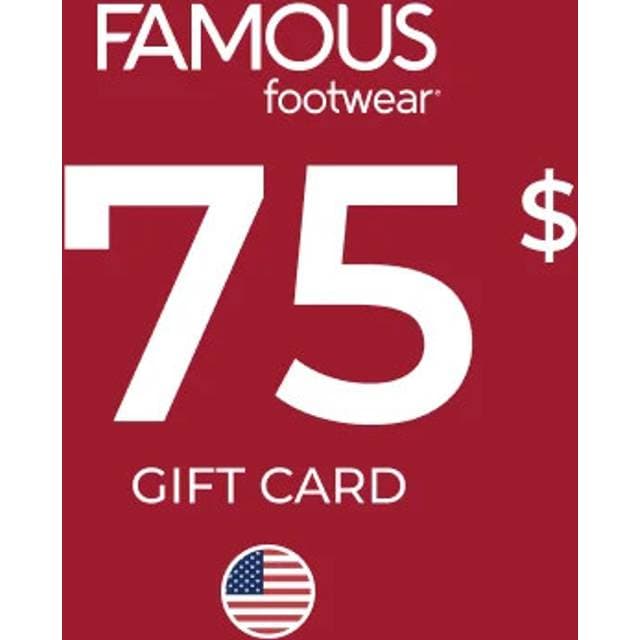 Famous Footwear Gift Card 75 USD