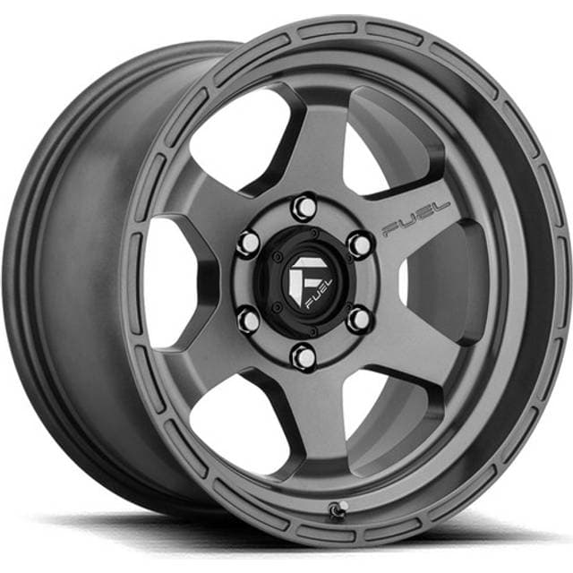Fuel D665 Shok 6x5.5 Matte Anthracite Wheel