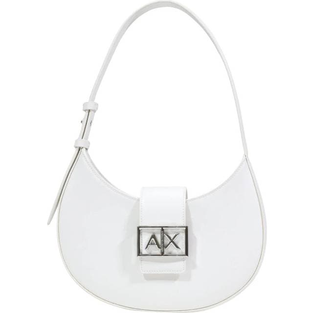 Armani Exchange Uld Skuldertaske Dame - Hvid