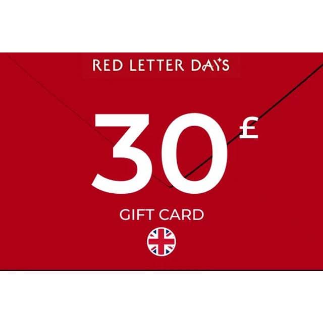 Red Letter Days Gift Card 30 GBP