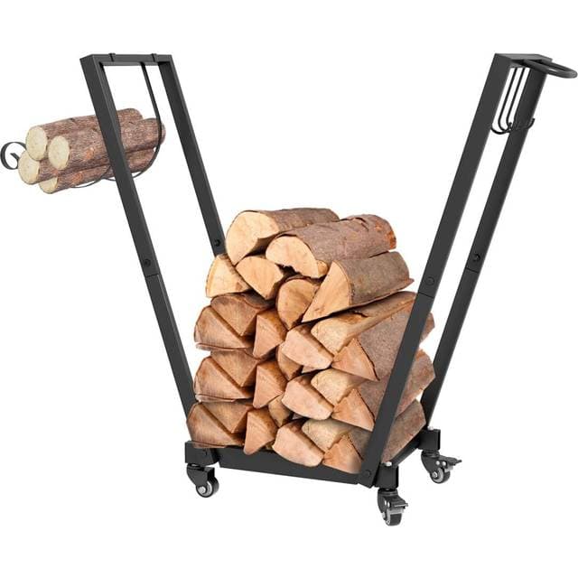 Northio Vedställ Med Hjul 79 x 30 x 81 cm