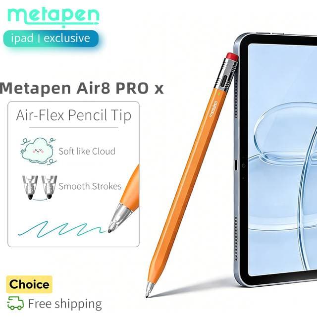 Metapen Pencil Air8 Pro X Stylus iPad Orange
