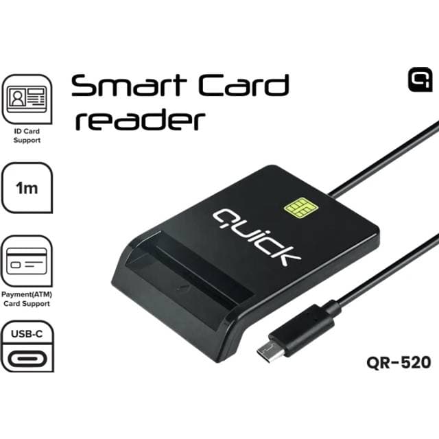 Quick QR-520 Smart ID Card Reader USB-C