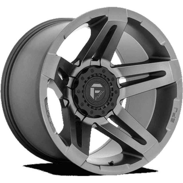 Fuel D764 SFJ Matte Gun Metal 20X12