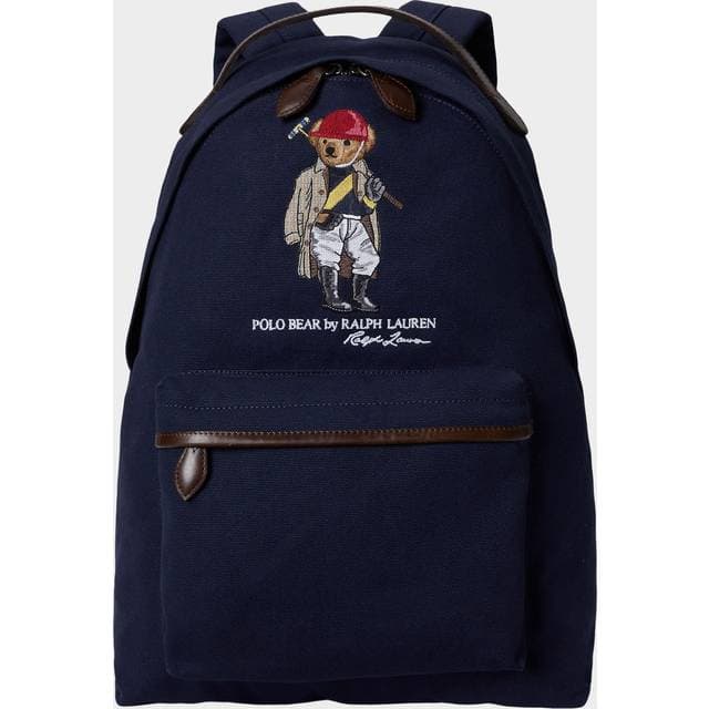 Polo Ralph Lauren Bear Canvas Backpack - Navy