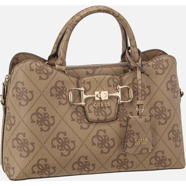Guess Håndtaske Janie - Brun/Lysebrun