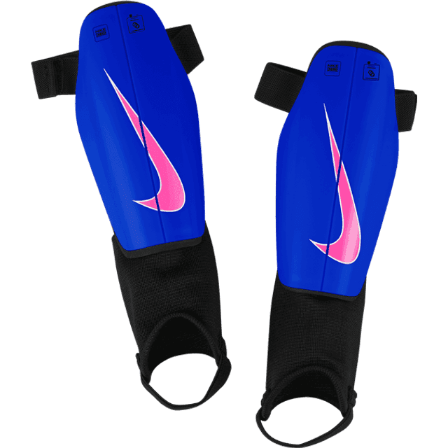Nike Charge Shin Guards Junior Blå Sort Pink