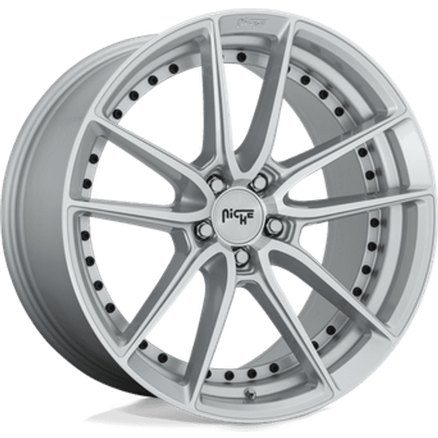 Niche M221 Dfs Gloss Silver Wheel 22x9