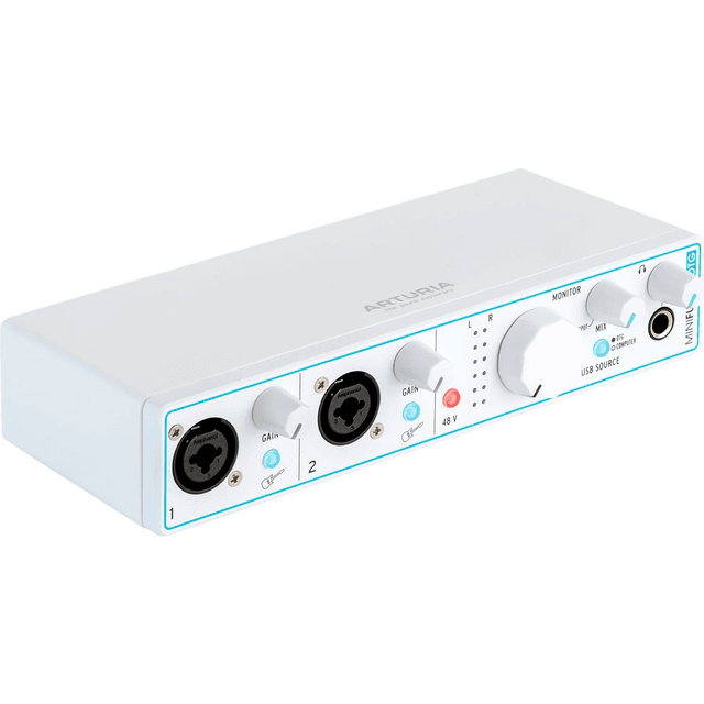 Arturia Minifuse 2 OTG Mobil Lydkort Hvid