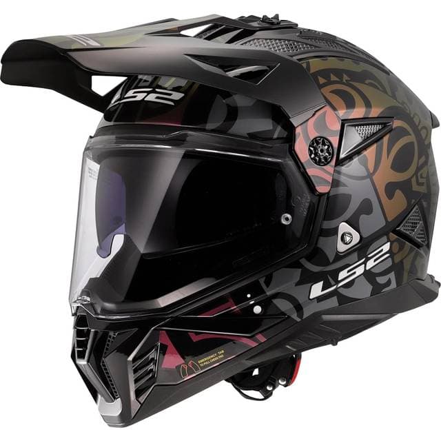 LS2 Adventurehjelm MX702 Pioneer II - Sort