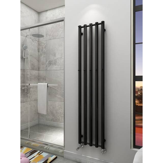 Orion Håndklædetørrer 340x1500 Sort