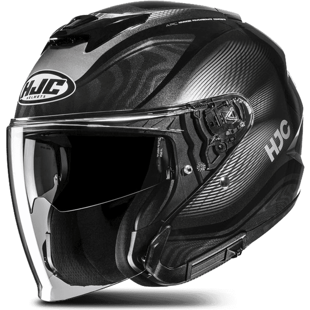 HJC i31 Depe Jet Helmet - Black-Grey Man