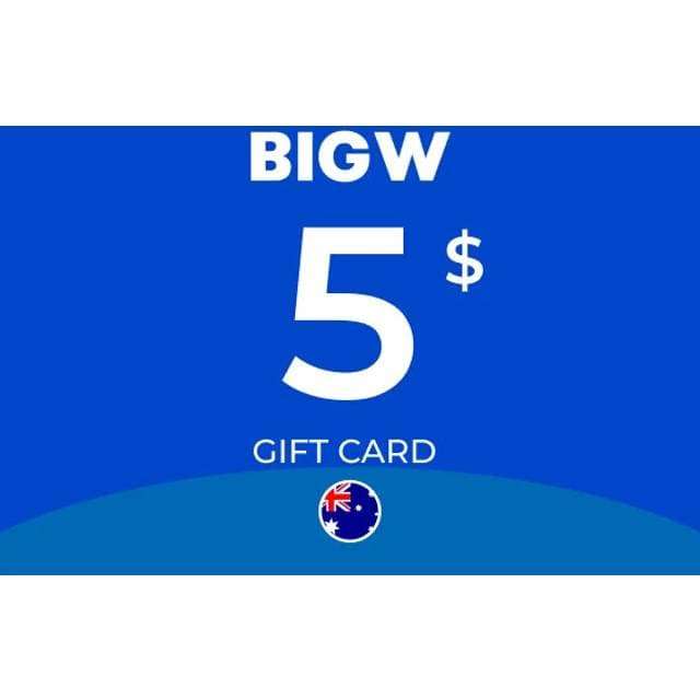 Big W Gift Card 5 Aud Key