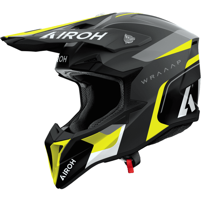 Airoh Crosshjelm Wraaap Conquer Gul Mat