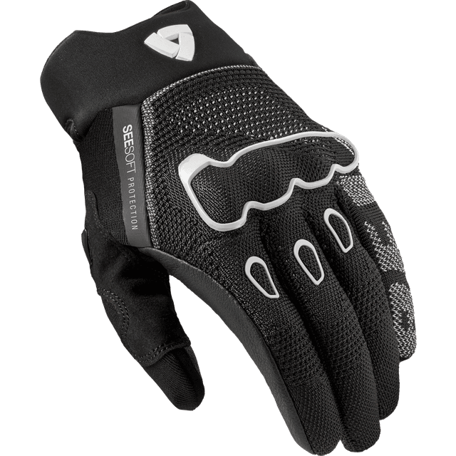 Rev'it! MC-Handsker Hyperspeed 3 - Sort/Hvid