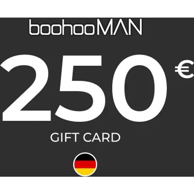 BoohooMAN Gift Card 250 EUR