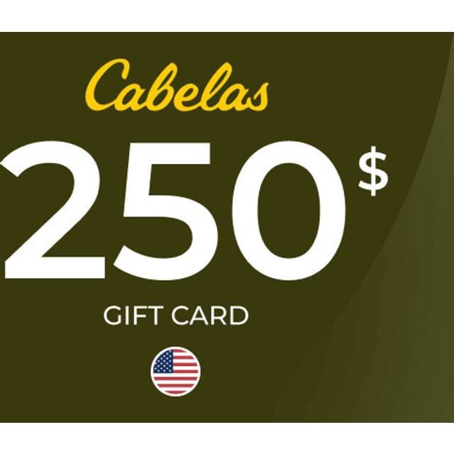 Cabela's Gift Card 250 USD Key