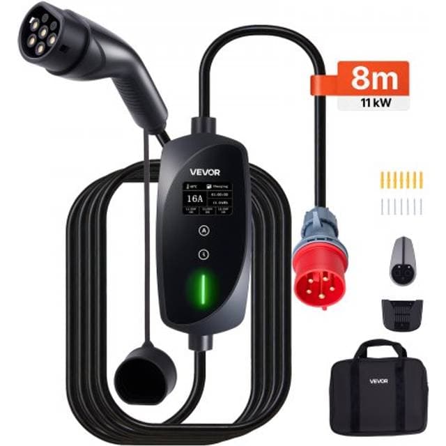 VEVOR Mobil Wallbox 11 kW 16A Type 2