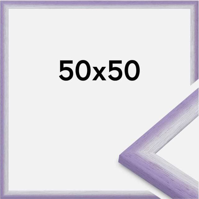 Cornwall Akryylilasi Vaaleanliila 50x50 cm