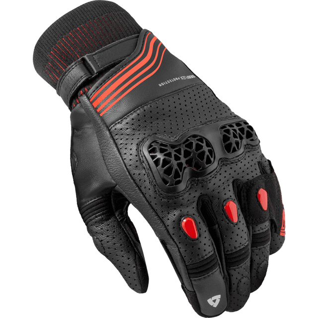 Rev'it! MC Handsker Positron - Sort/Rød