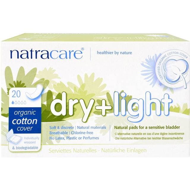 Natracare Ecological Incontinence Protection Dry & Light 20-pak