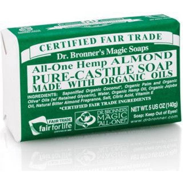 Dr. Bronners Pure-Castile Almond Bar Soap 140g